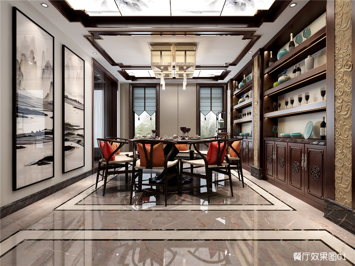 湯遜湖壹號(hào)560㎡新中式