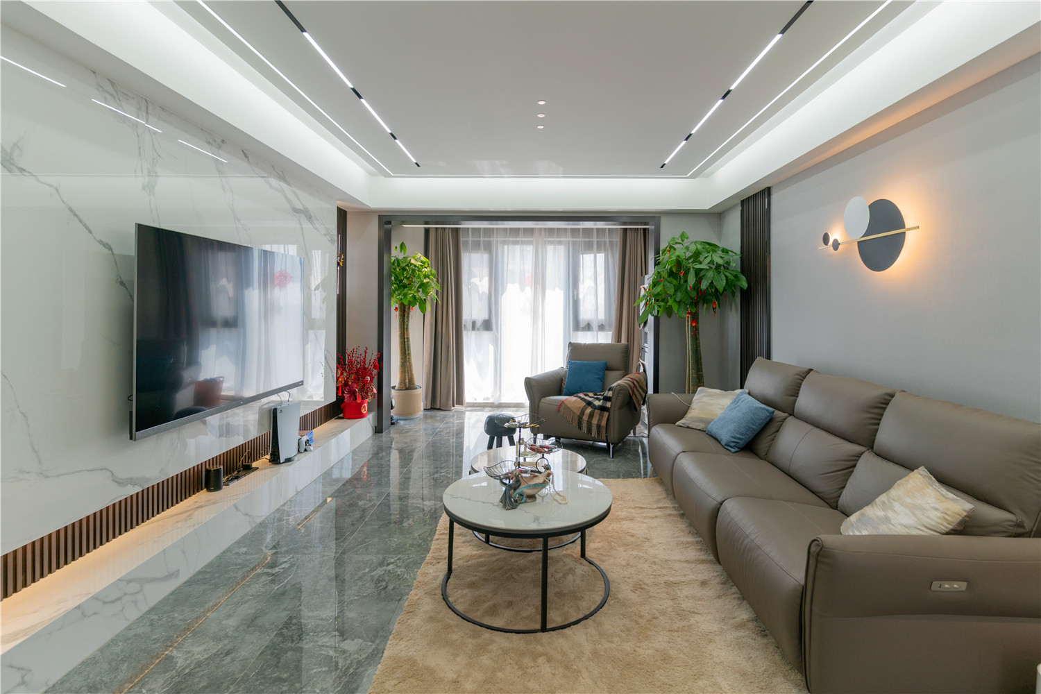 澳華裝飾 現代簡約  148㎡ 澳華案例 武漢裝修公司