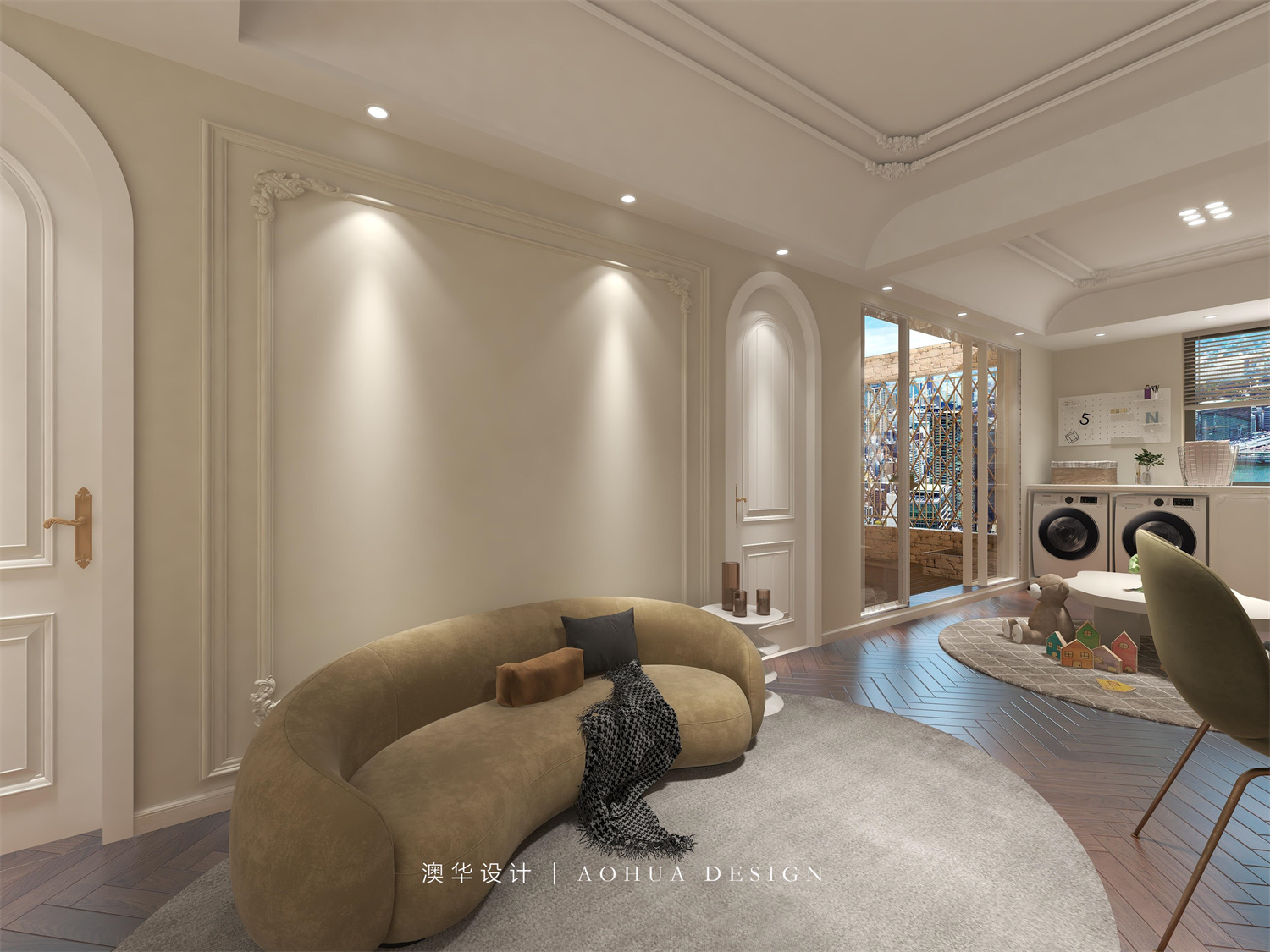 金地悅江時代-朗灣區,法式,武漢裝修