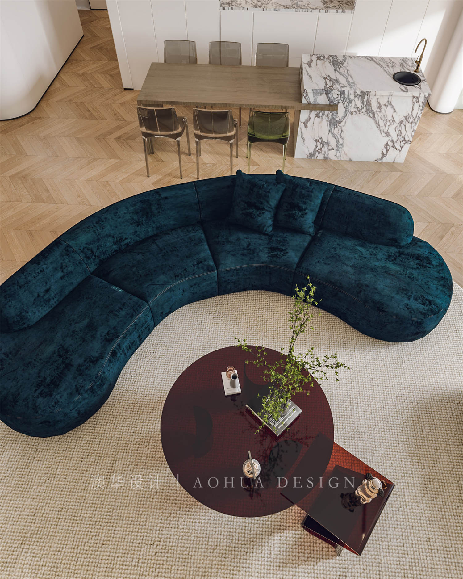 西北湖壹號御璽灣,現(xiàn)代簡約,武漢裝修設計