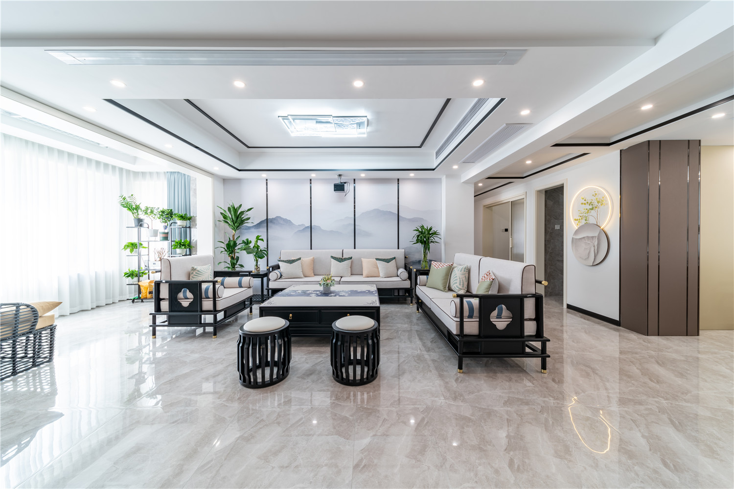 王家灣中央生活區188㎡,王家灣中央生活區,王家灣中央生活區188平米,新中式