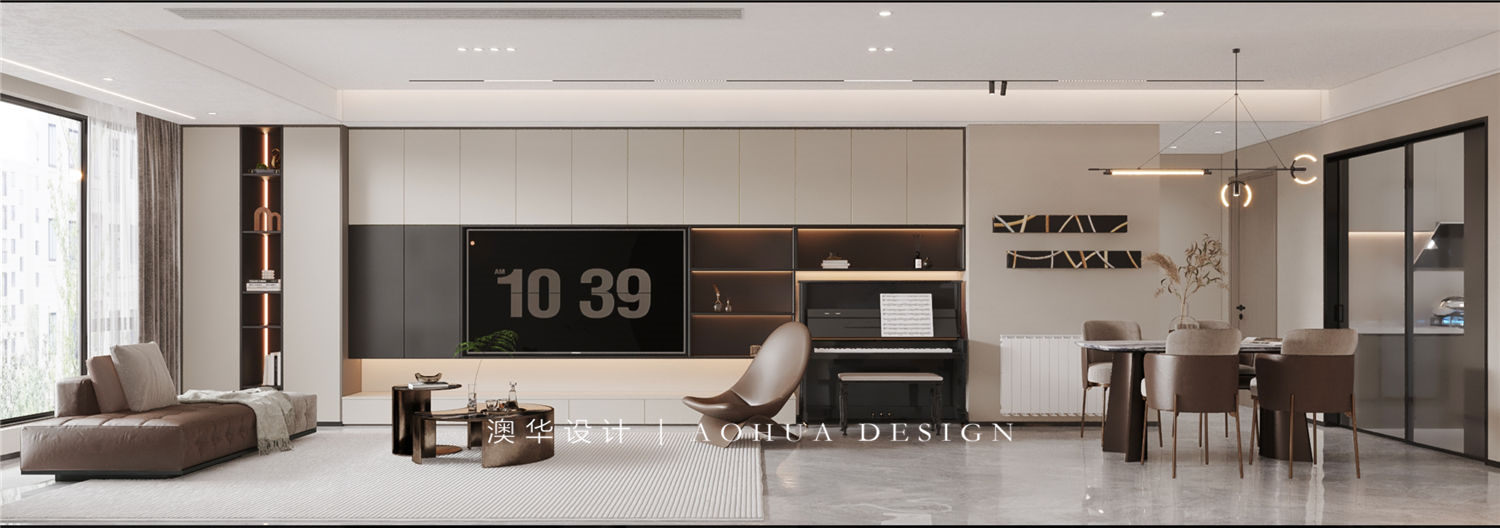 南山縱橫濱江時代148㎡輕奢風