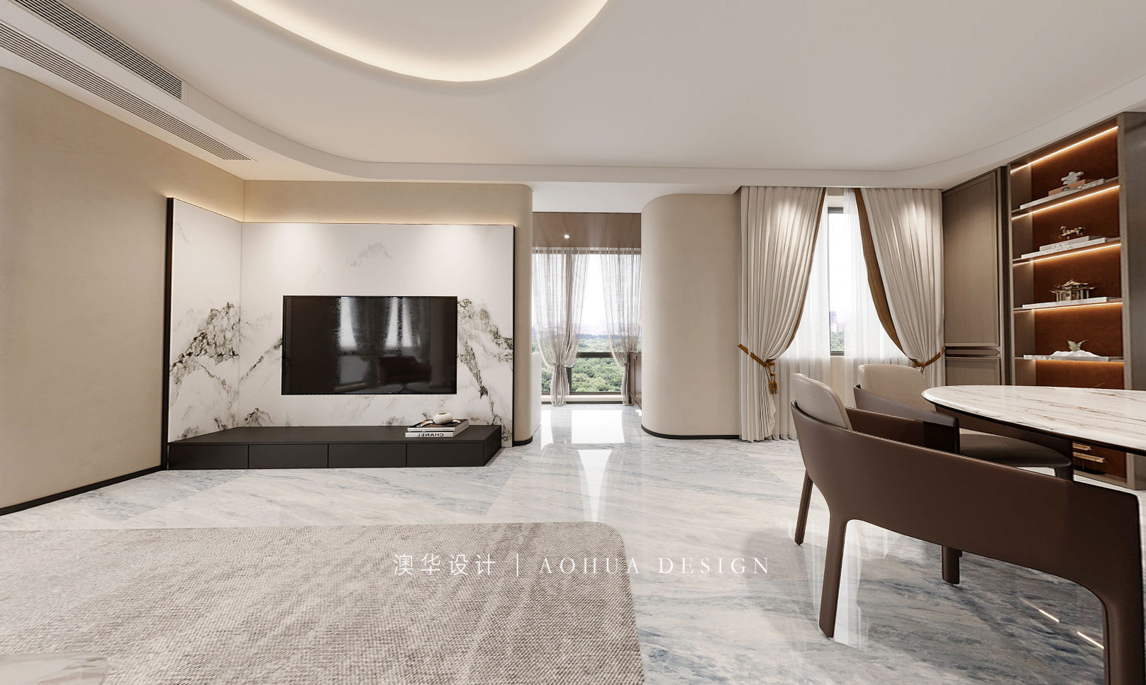 聯投譽江南177㎡輕奢風