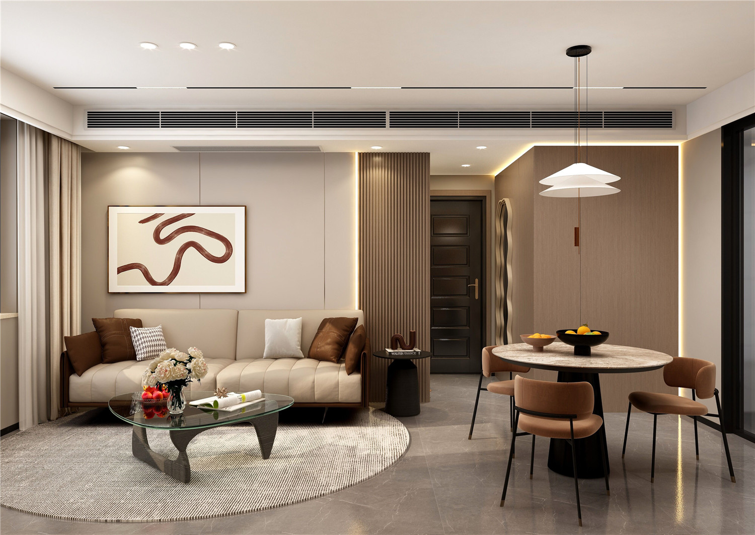 利騰國際86㎡現代輕奢