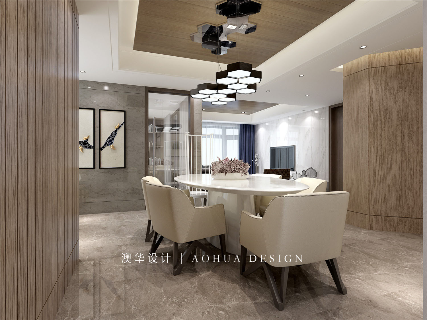 菱角湖壹號220㎡現(xiàn)代風