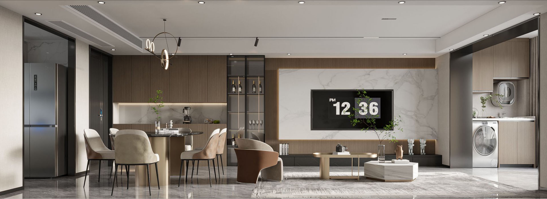 金科城140㎡現(xiàn)代風