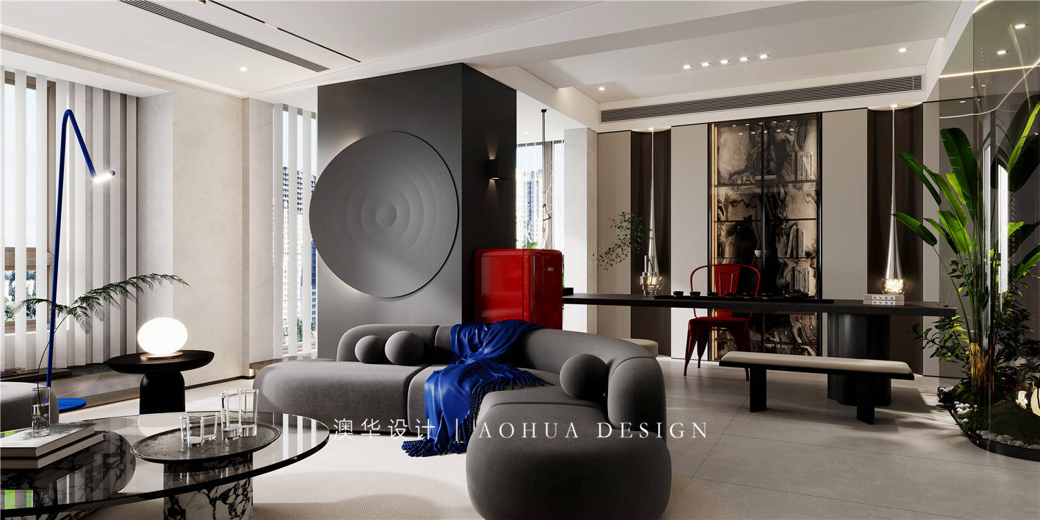 廣電蘭亭瓏府260㎡暗黑后現代