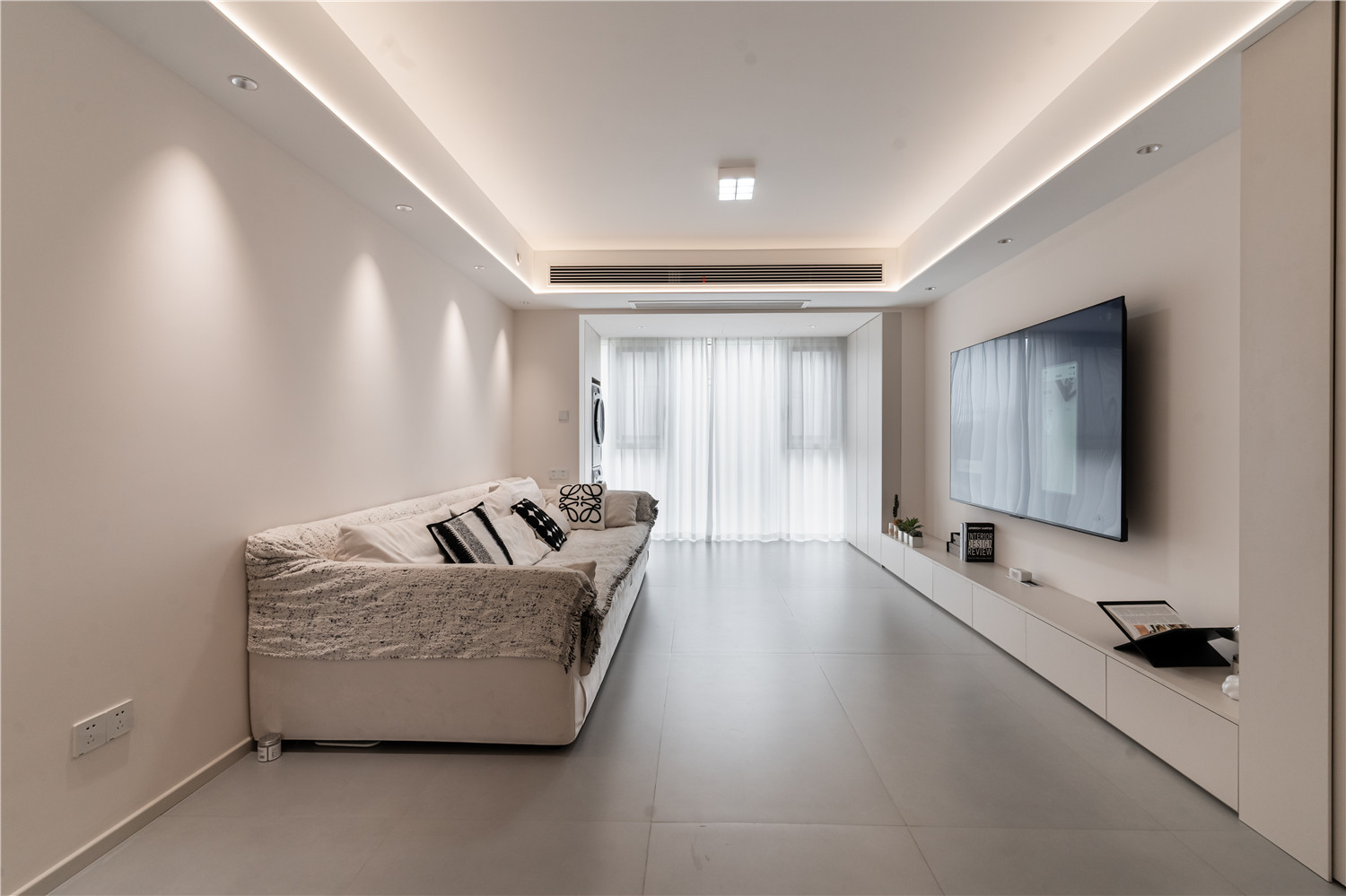 大洲星城138㎡極簡(jiǎn)風(fēng),武漢裝修