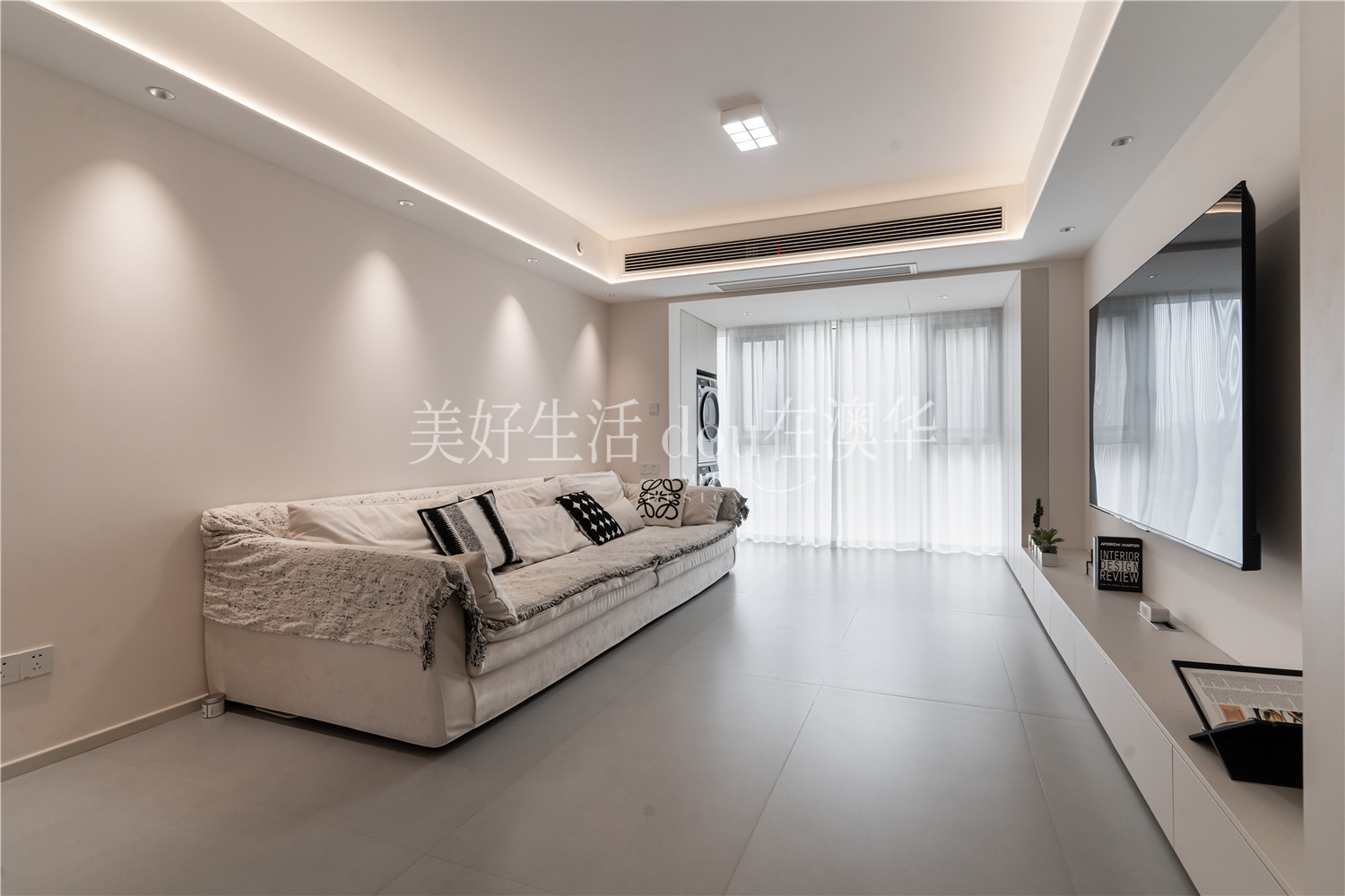 大洲星城138㎡極簡(jiǎn)風(fēng),武漢全包裝修