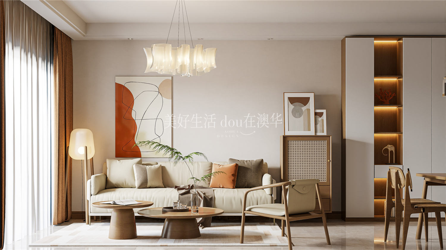 華僑城紅坊99㎡,武漢室內(nèi)裝修,武漢裝修設(shè)計