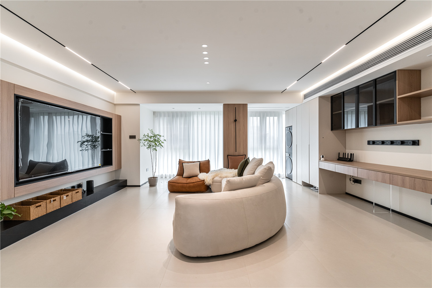 中交越秀知園裝修,意式極簡,武漢裝修設計