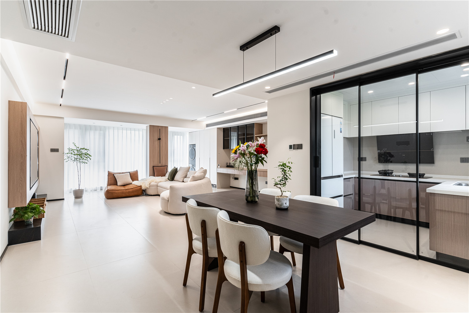 中交越秀知園裝修,意式極簡,武漢裝修設計