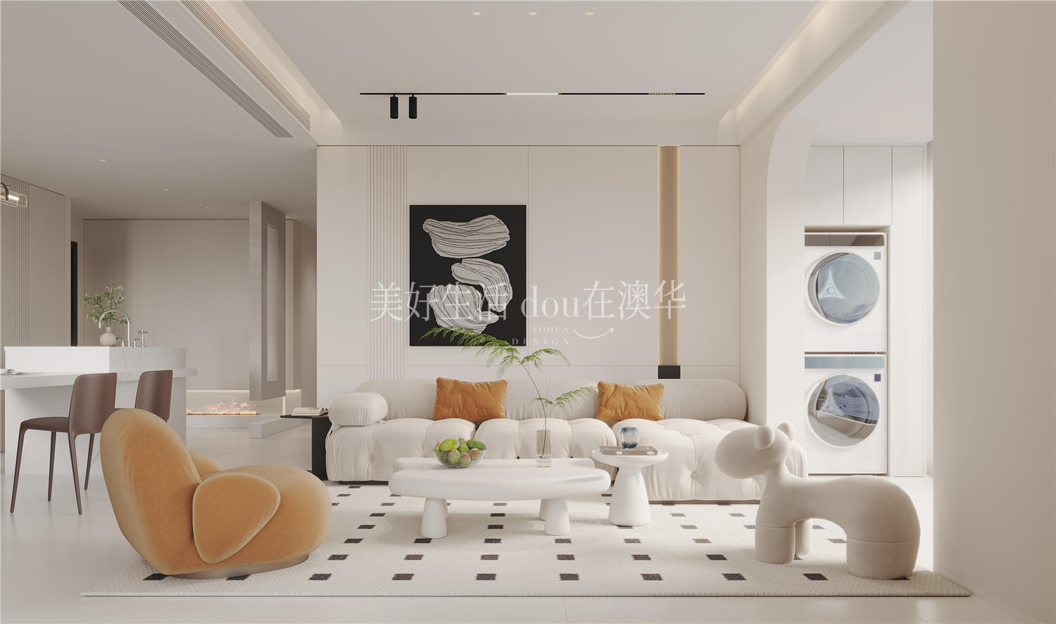 城投聯投譽江南裝修效果圖,現代極簡,武漢裝修設計