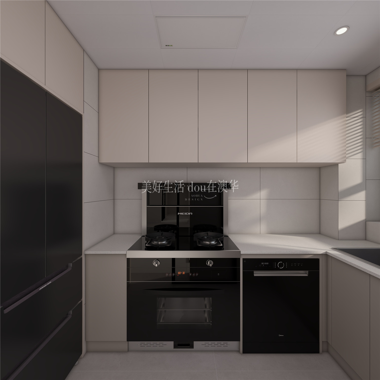 現代奶油,武漢裝修設計