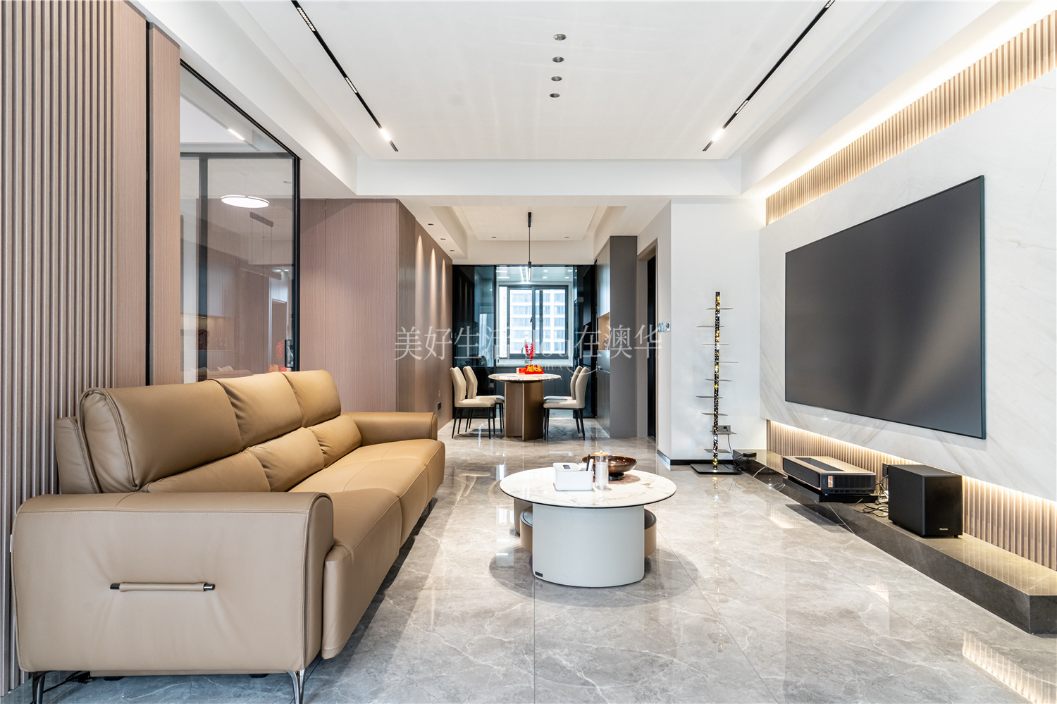 月亮灣壹號(hào)裝修,現(xiàn)代風(fēng)格,武漢室內(nèi)裝修