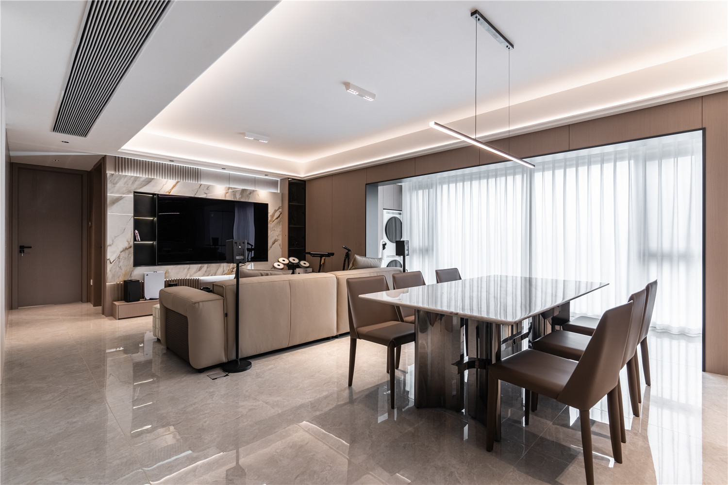 航空路壹號,現代輕奢,武漢裝修,武漢全包裝修