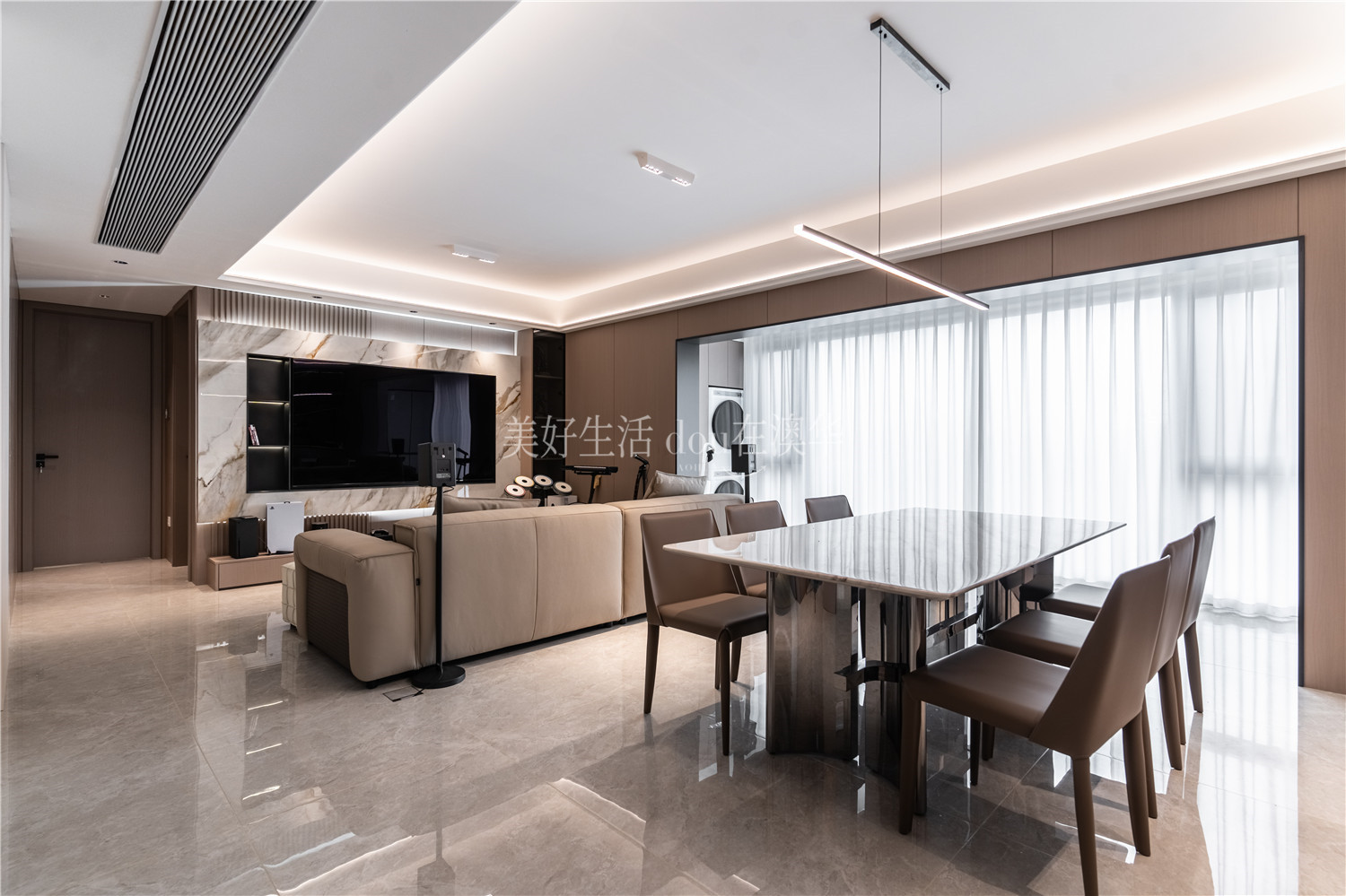 航空路壹號,現代輕奢,武漢裝修,武漢全包裝修