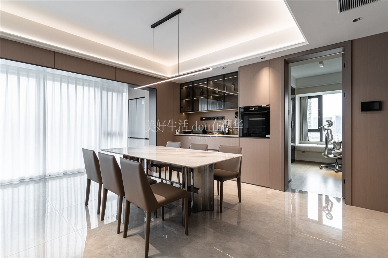 航空路壹號,現代輕奢,武漢裝修,武漢全包裝修