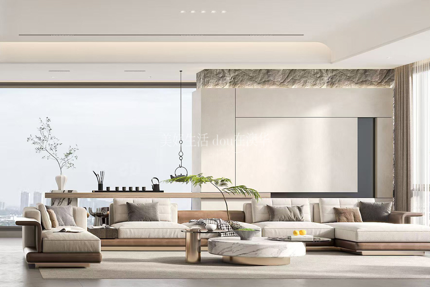 中城光谷龍山湖裝修效果圖,武漢室內設計