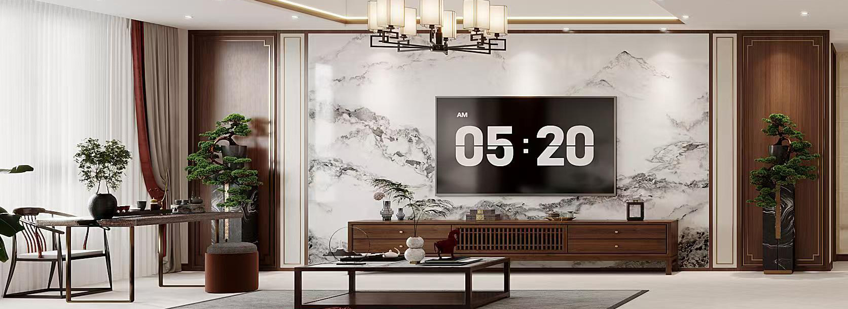 巢上城別墅,新中式