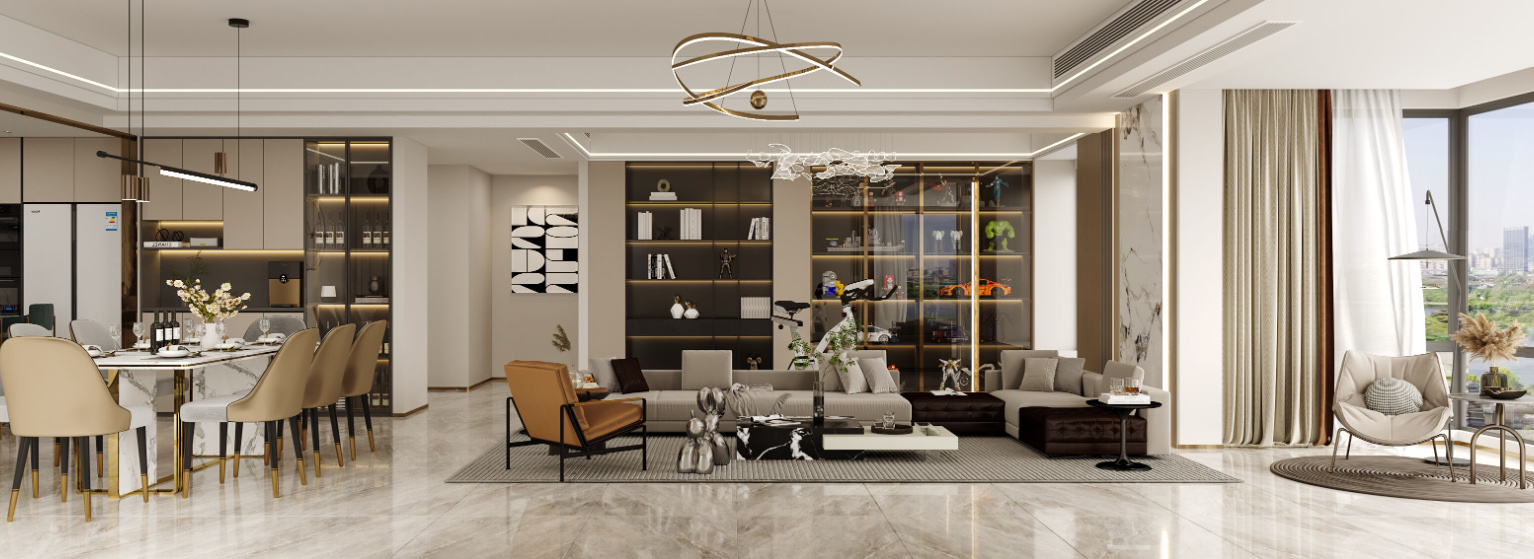 西北湖御璽灣裝修,大平層裝修