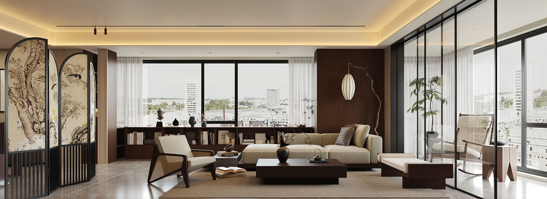 武漢瑞府裝修,中古風