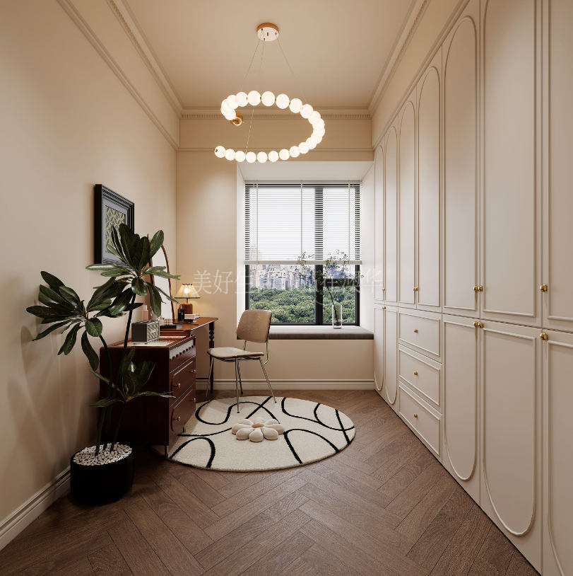 龍城匯萃園裝修,中古風