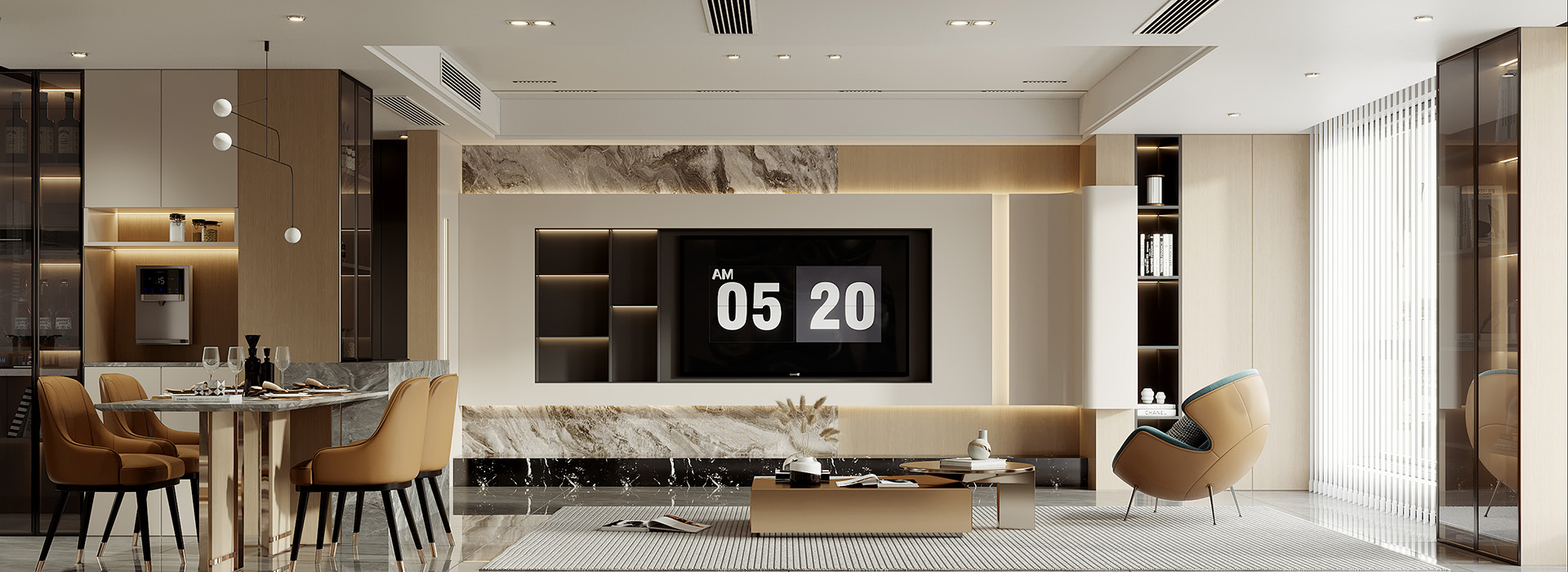 長豐城裝修,大平層裝修