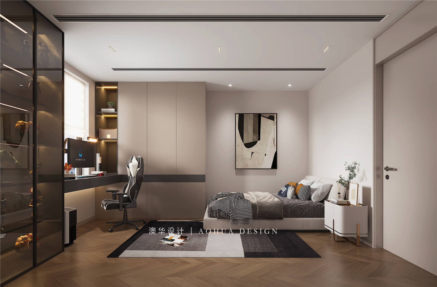 現代輕奢風格,武漢裝修設計