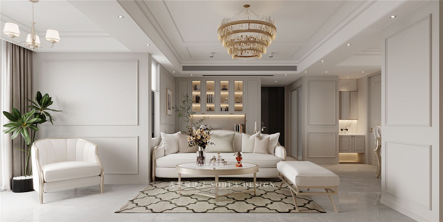 復地悅城裝修,法式輕奢風格