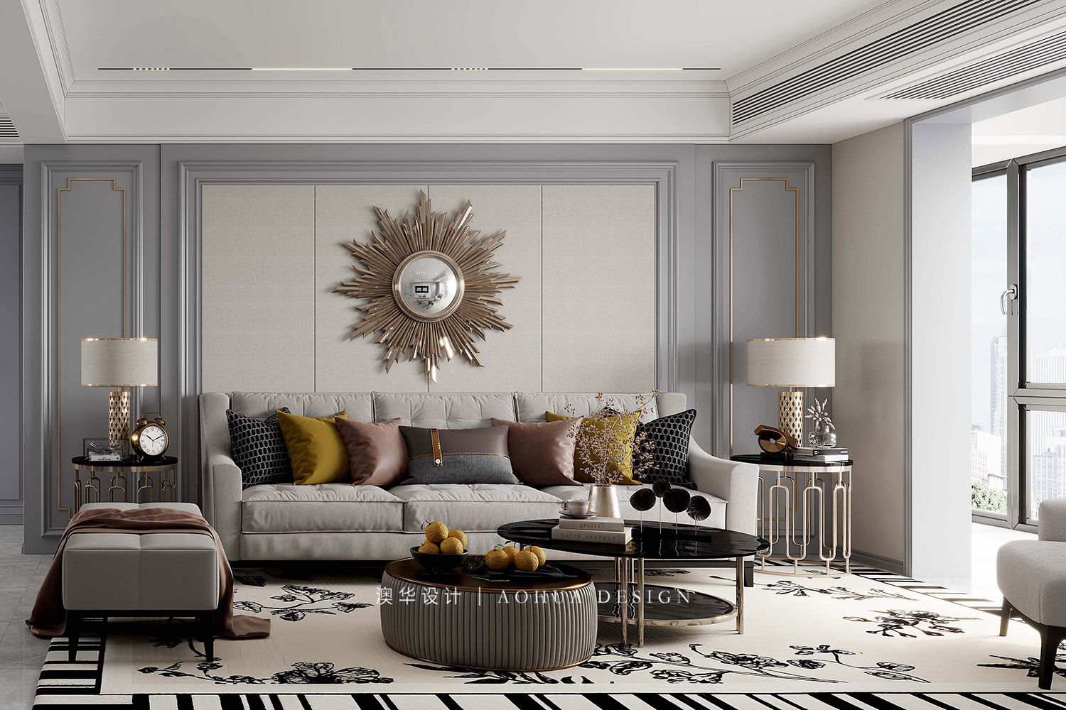 和昌森林湖裝修,法式輕奢風(fēng)格