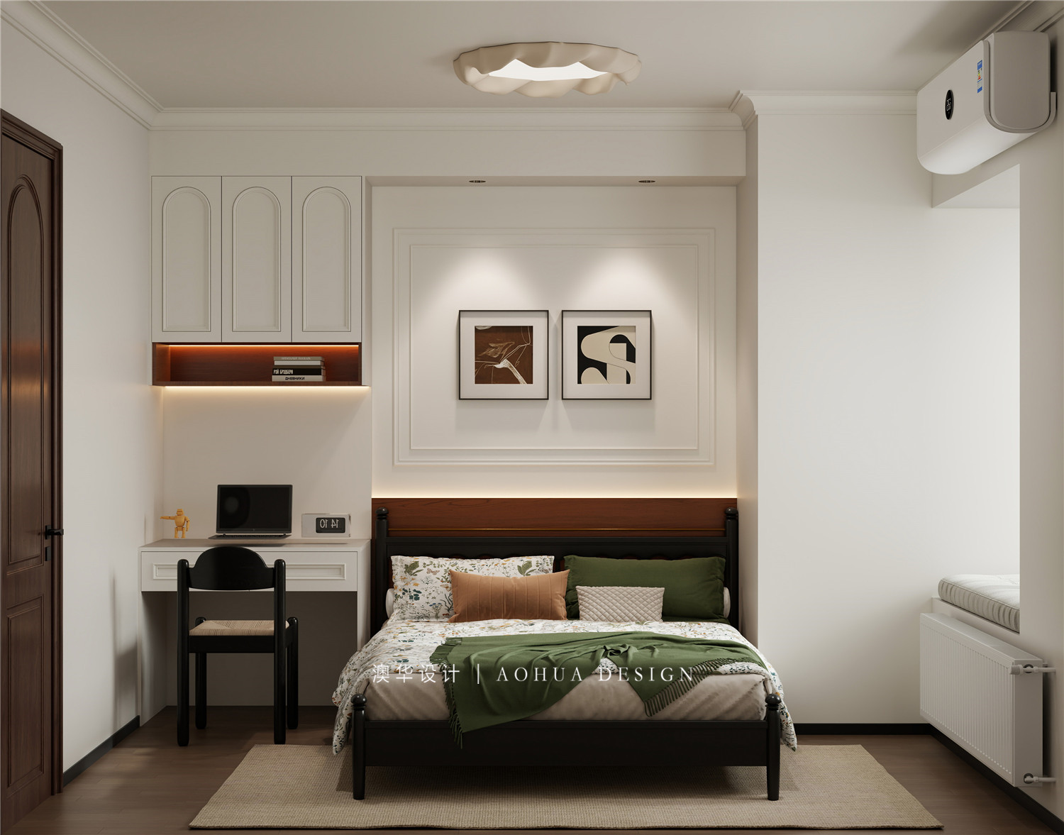 武漢天地御江苑裝修,法式中古