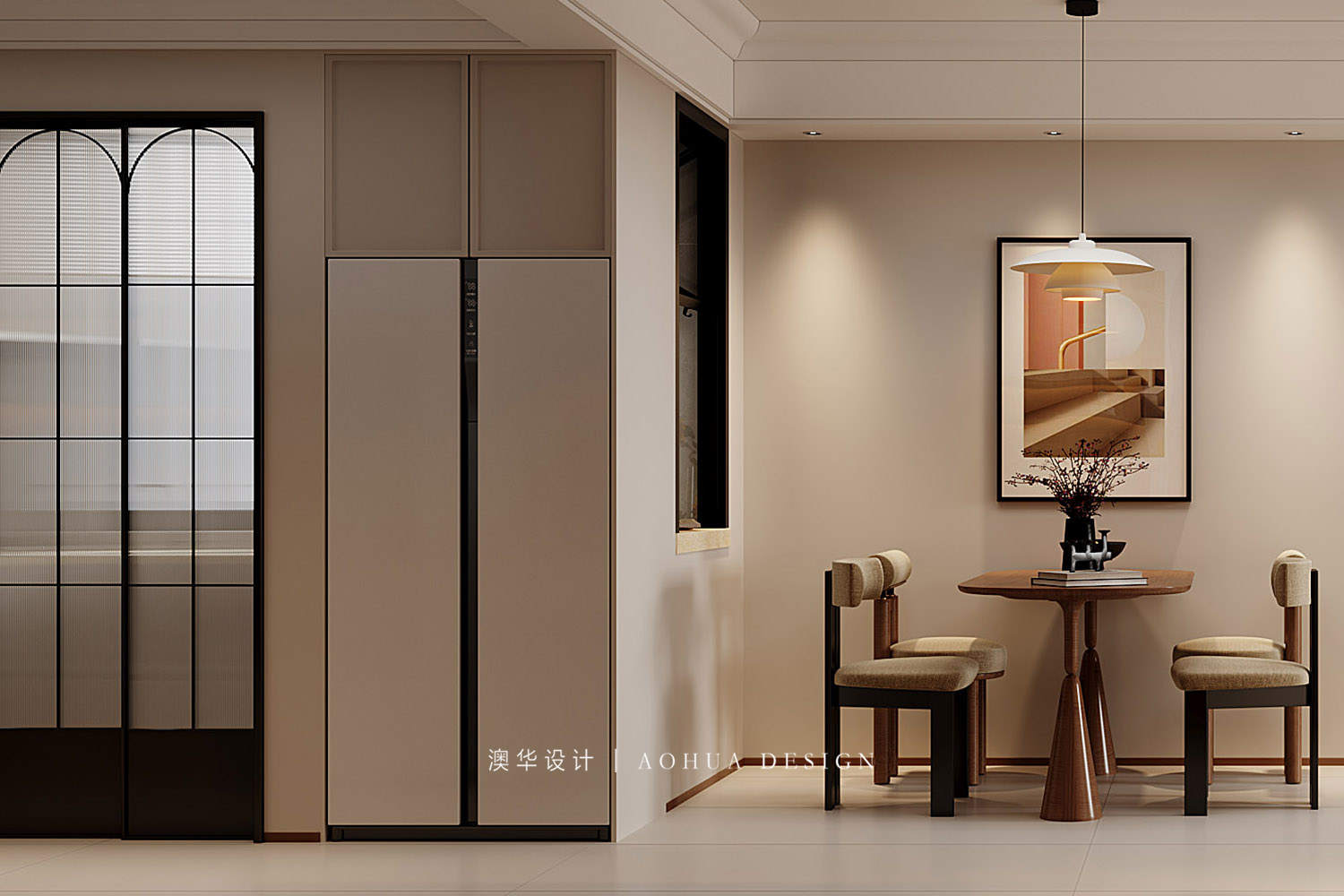 華僑城紅坊裝修,中古風