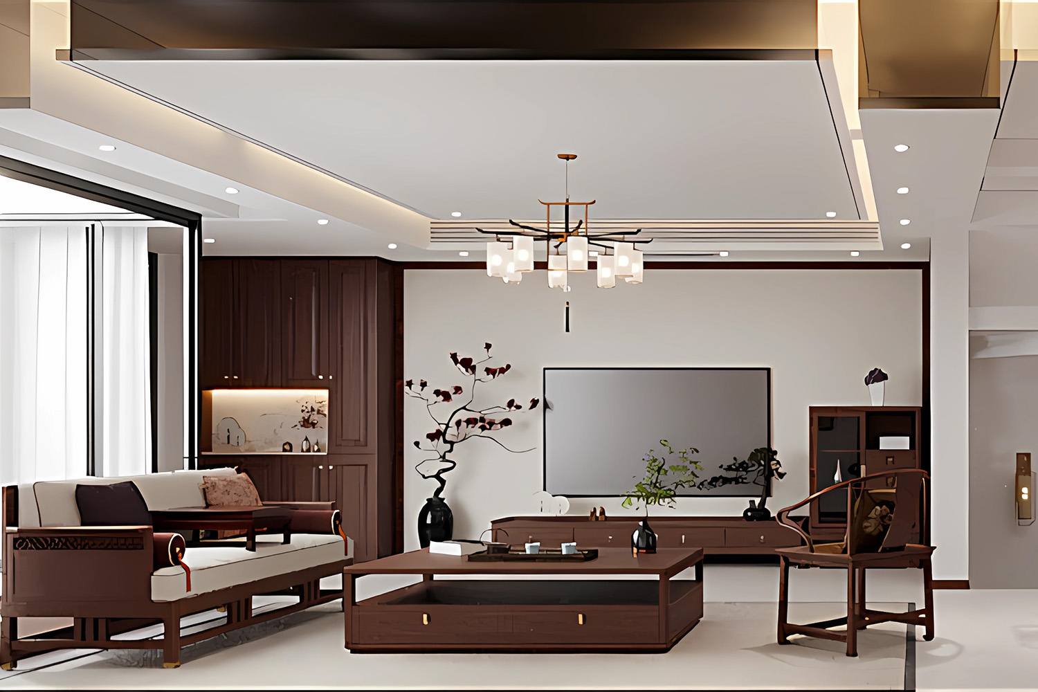 書院世家裝修,新中式風格