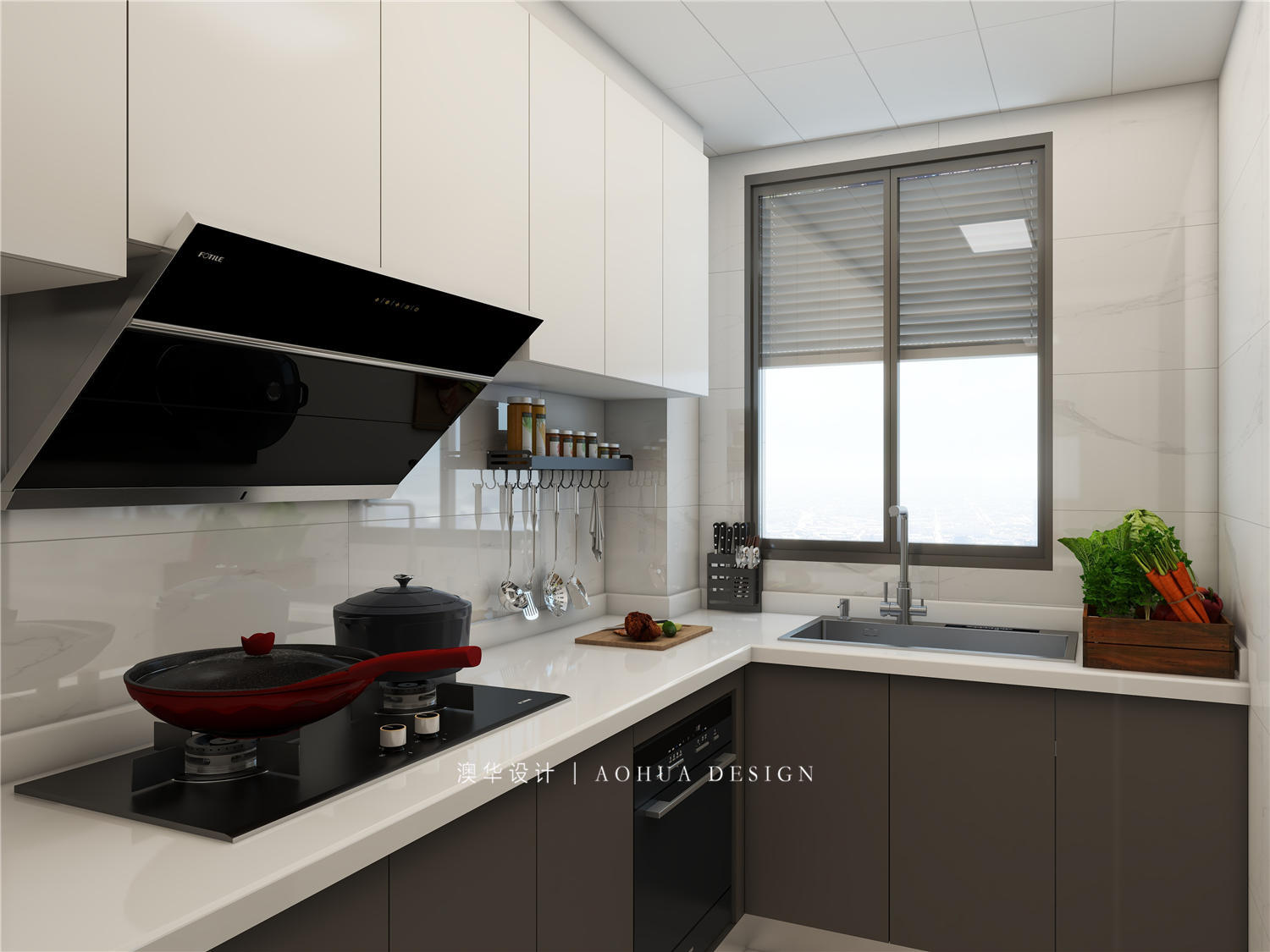 中建大公館裝修,現代簡約風格