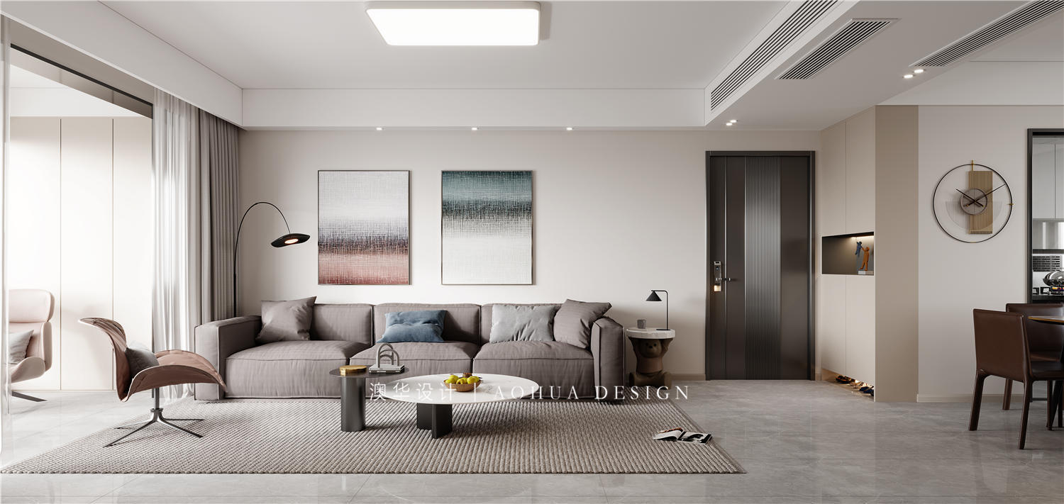 中建大公館裝修,現代簡約風格