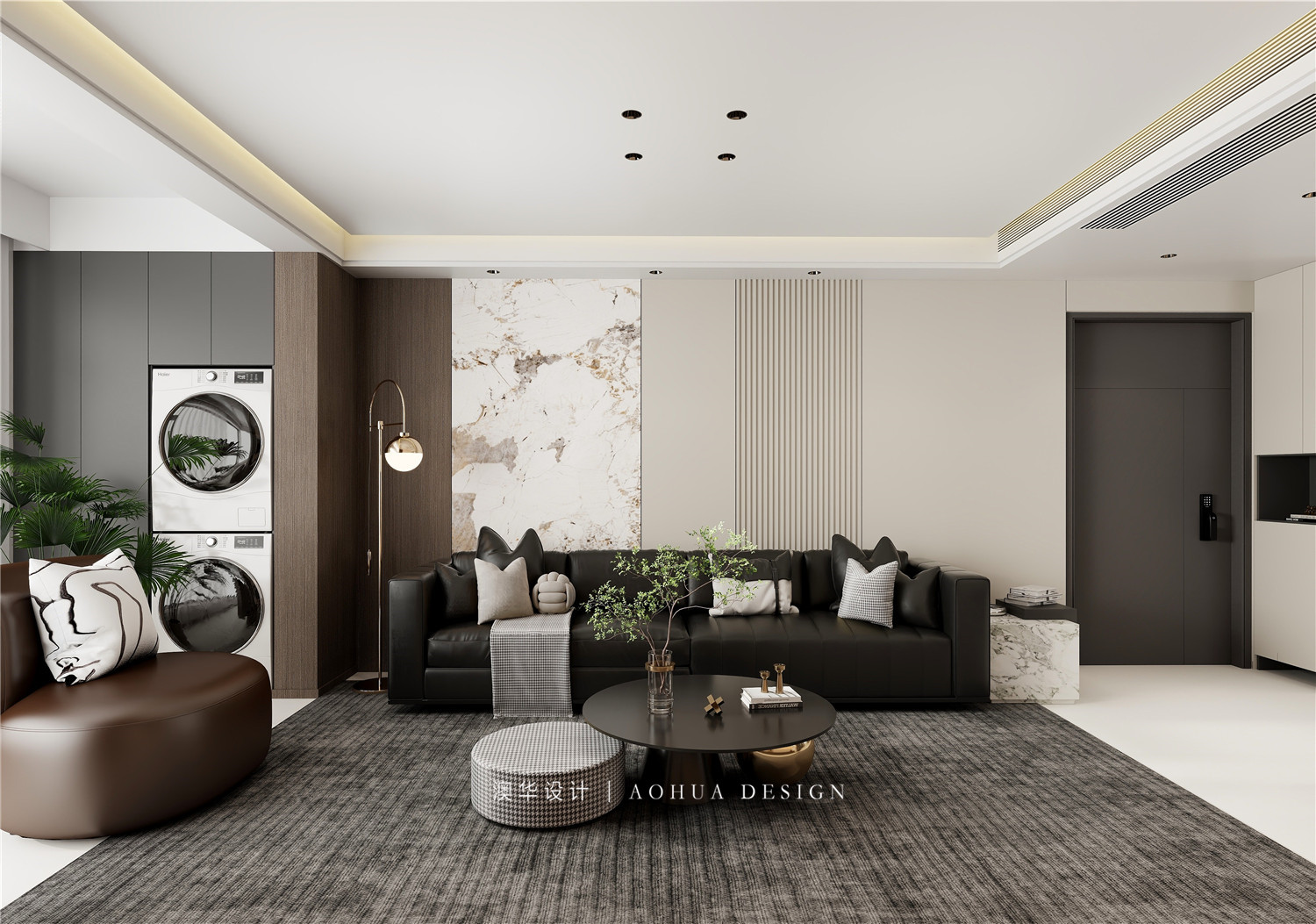 長投保利漢口印裝修,現代輕奢