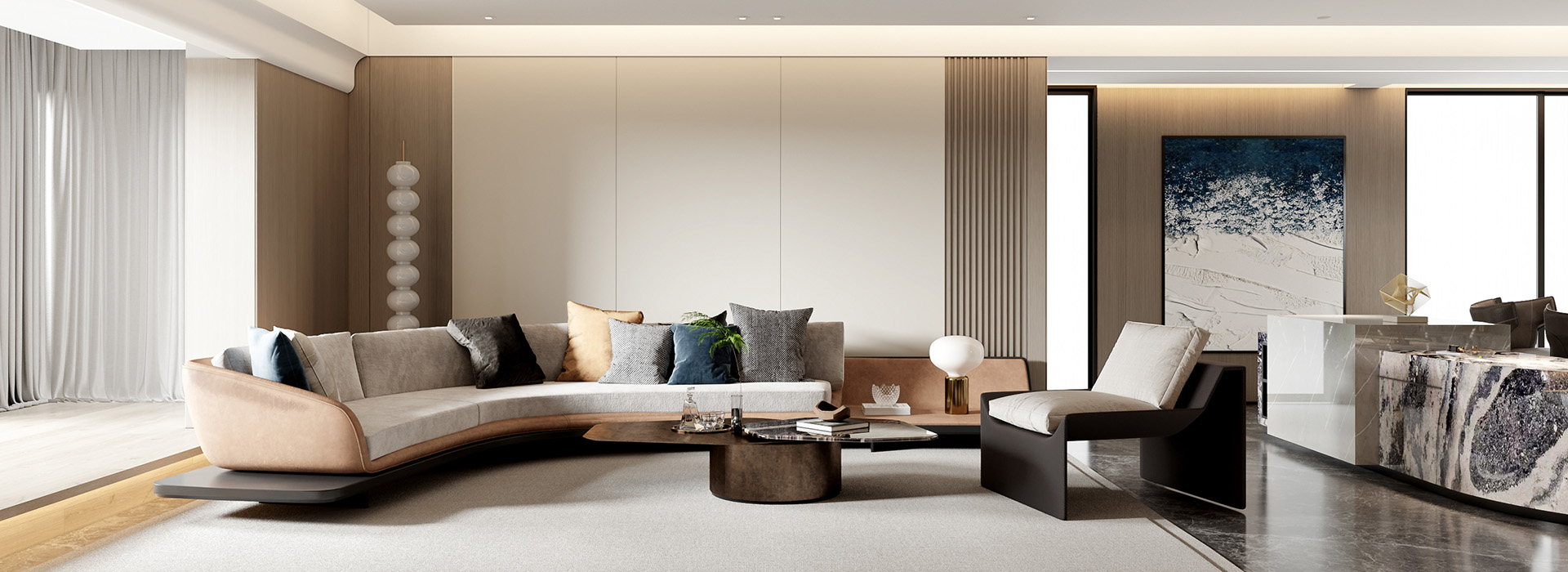 世紀江尚裝修,現代風格