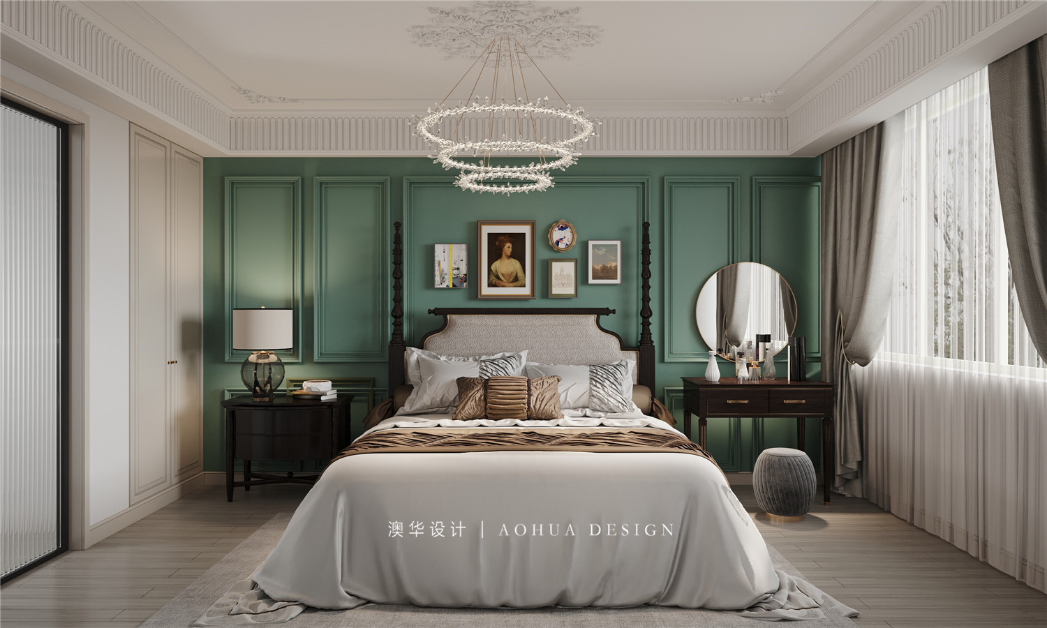 西湖山居裝修,美式風格