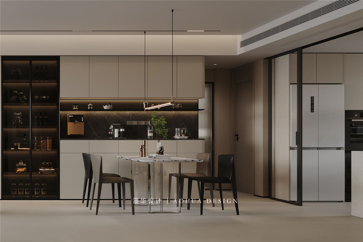 南山·縱橫濱江時代裝修,奶油風格