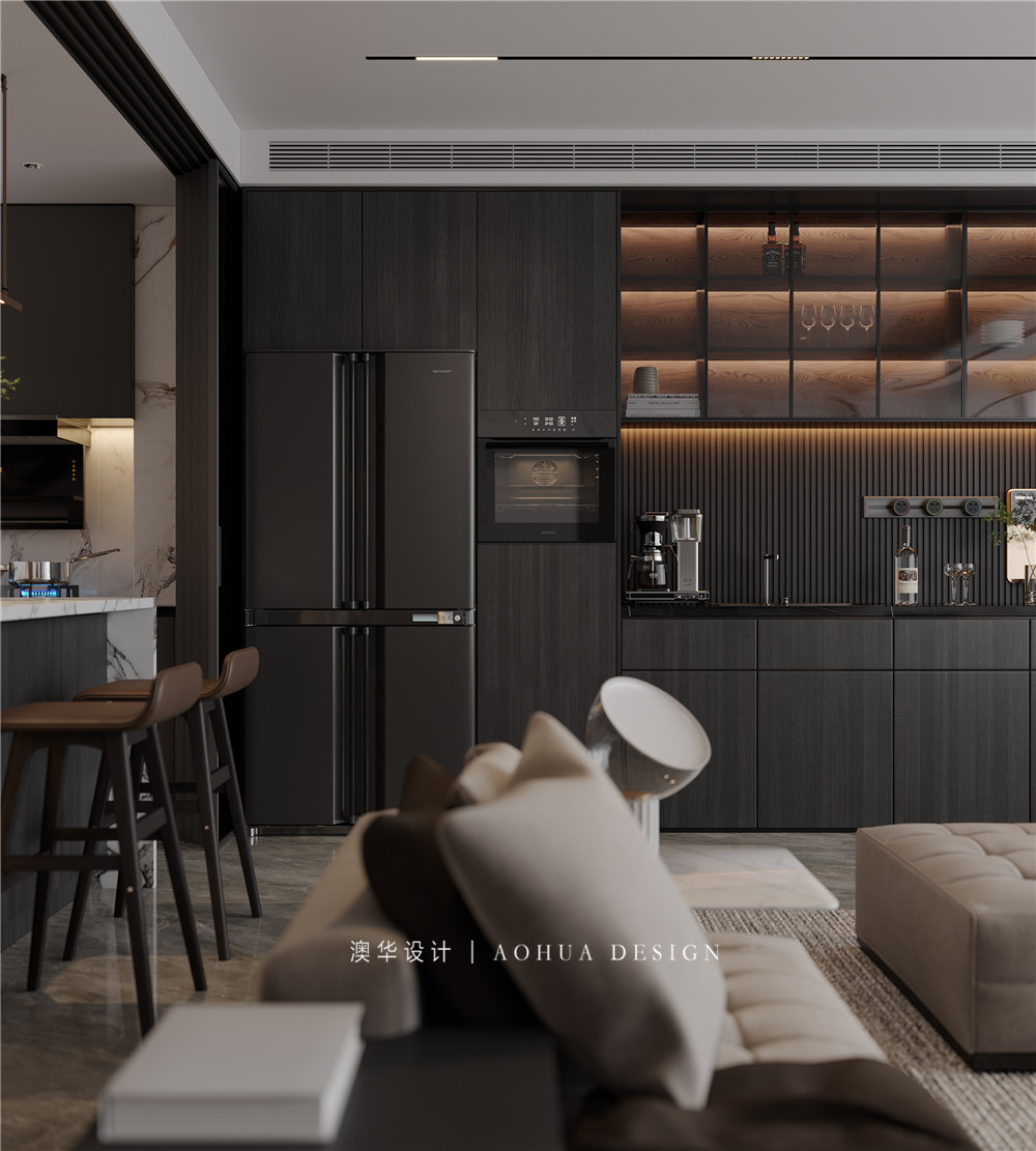 禹洲新希望·雍禧蘭臺裝修,現(xiàn)代輕奢風(fēng)格