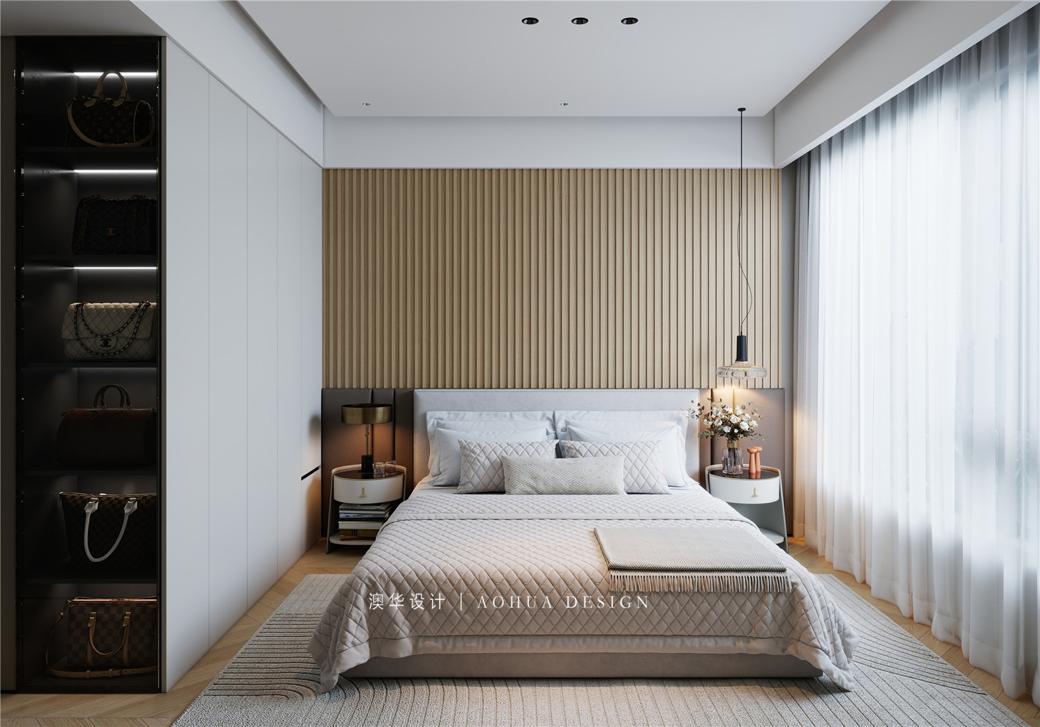 華發都薈天地裝修,現代風格