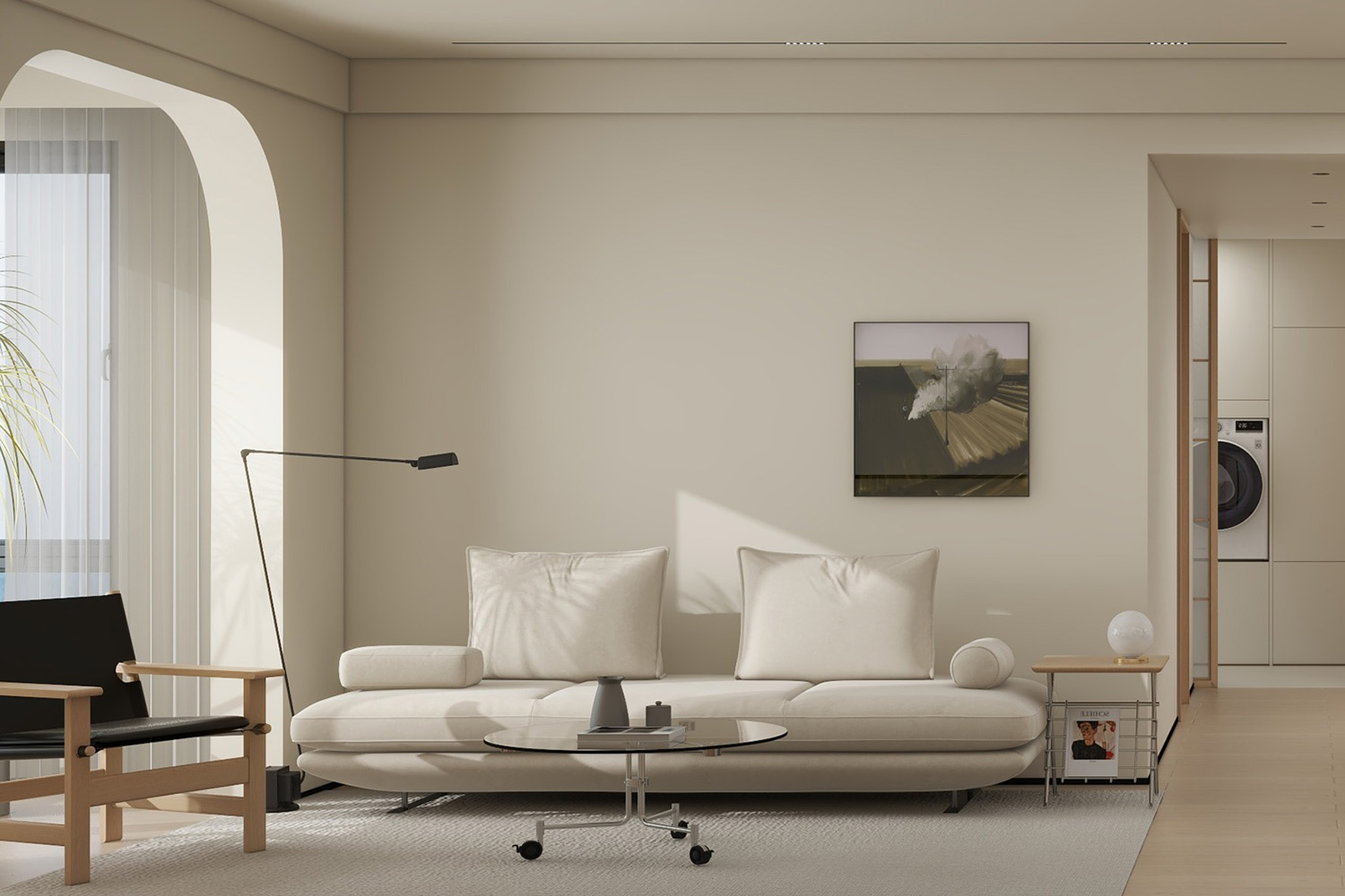 金輝世界城裝修,現(xiàn)代原木風格