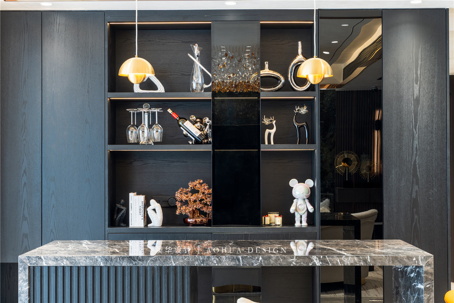 招商江山風華裝修,意式輕奢風