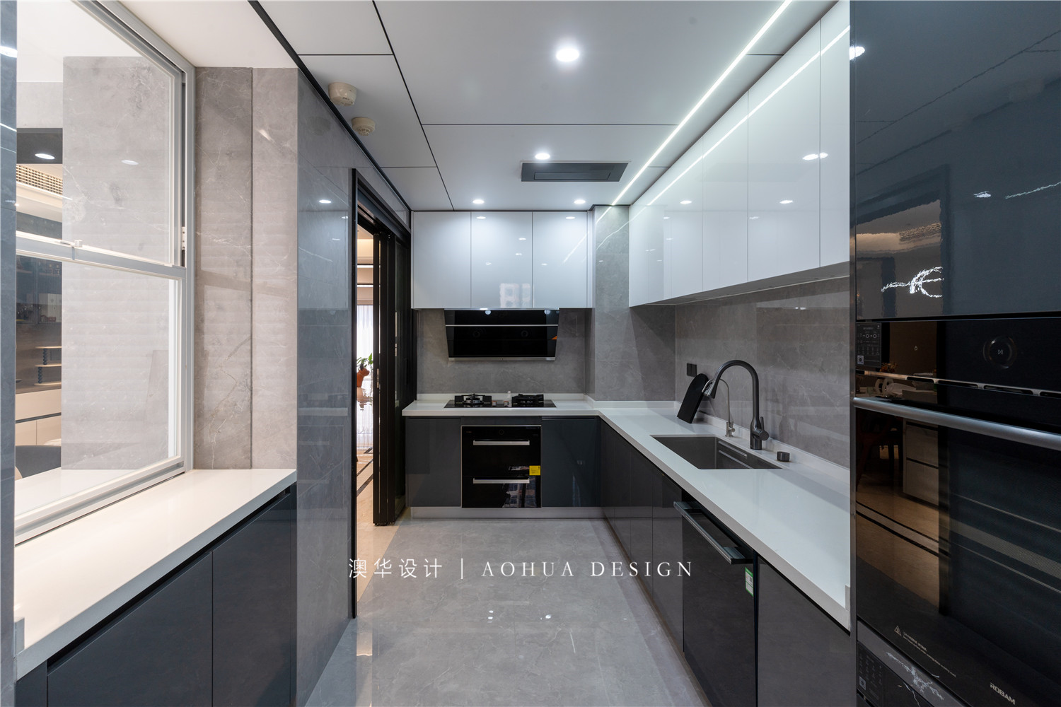 萬科漢口傳奇裝修,現代輕奢風格