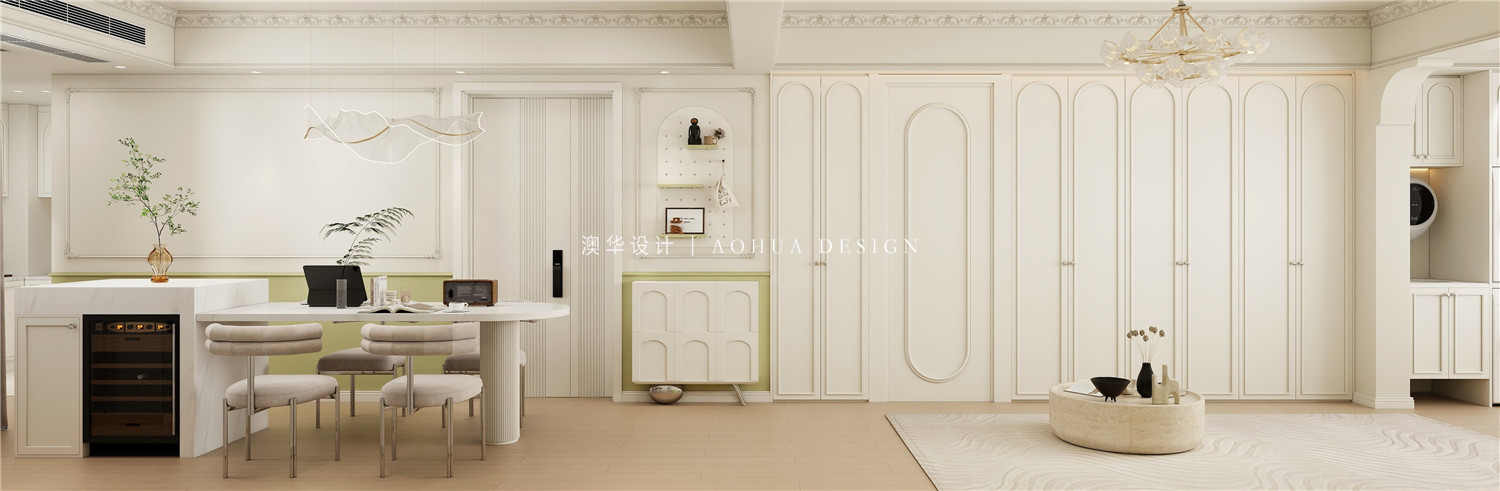 聯投驛園裝修,輕法式裝修