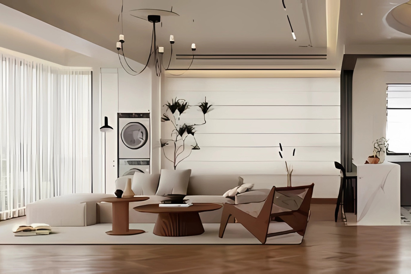 綠地海珀濱江裝修,法式風格裝修