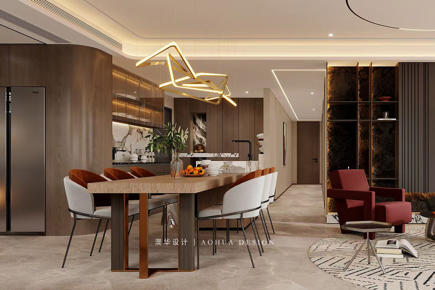 城投聯投譽江南裝修,意式輕奢風格