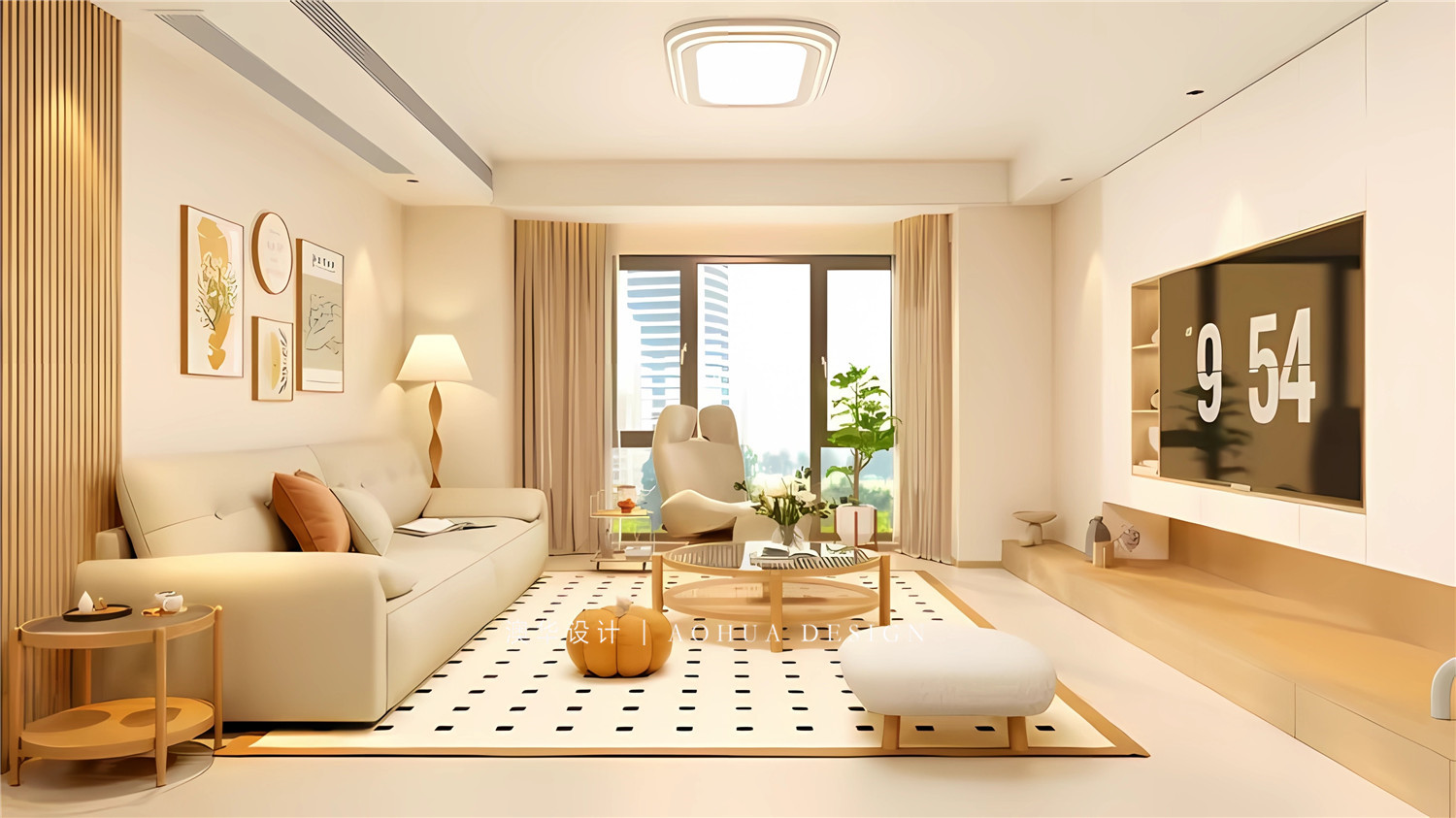 田園小區(qū)裝修,奶油田園風(fēng)