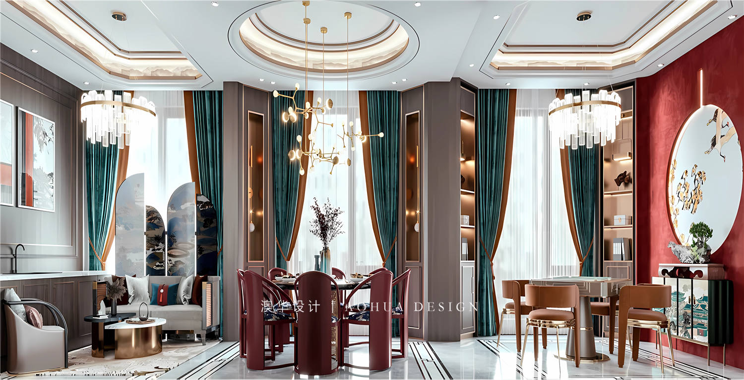 別墅大宅裝修,武漢室內設計